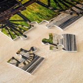 Amish Horse Buggy Indiana. Puzzle (Seite)