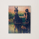 Amish Horse Team Puzzle (Vertikal)