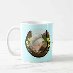 Amish Horseshoe Girl Kaffeetasse