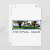 Amish House Shipshewana Indiana Postkarte (Vorne/Hinten)