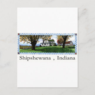 Amish House Shipshewana Indiana Postkarte