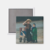 Amish Kids Lancaster Landkreis PA Magnet (Vorderseite/Rückseite)