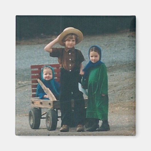 Amish Kids Lancaster Landkreis PA Magnet (Vorne)