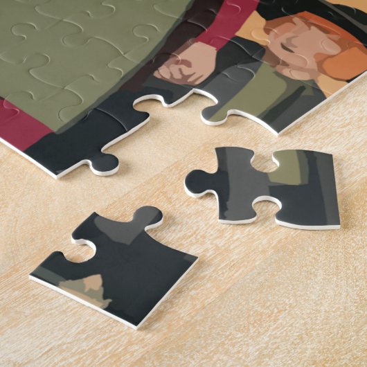 AMISH KINDER ART JIGSAW PUZZLE (Seite)