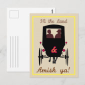 Amish Land Postkarte (Vorne/Hinten)