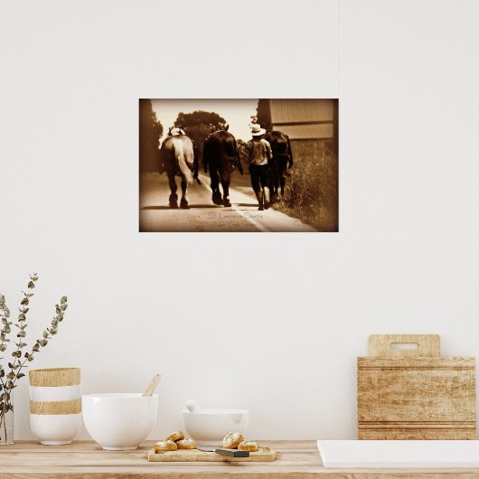 Amish Life Poster (Küche)
