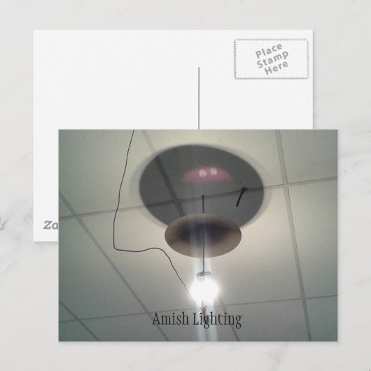 Amish Lighting Postkarte (Vorne/Hinten)