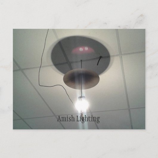 Amish Lighting Postkarte (Vorderseite)