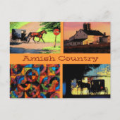 Amish Montage Postcard Postkarte (Vorderseite)