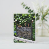 Amish Parking Postkarte (Stehend Vorderseite)