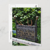 Amish Parking Postkarte (Vorne/Hinten)