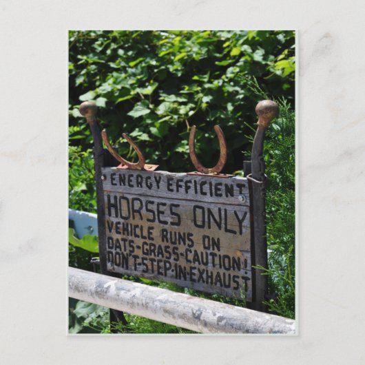 Amish Parking Postkarte (Vorderseite)