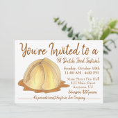 Amish Pennsylvania PA Niederländisch Food Festival Einladung (Stehend Vorderseite)