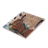 Amish Pferd Fliese (Seite)