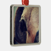 Amish Pferd Ornament Aus Metall (Rechts)