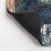 Amish Pferd und Buggy Birdie Texture Mousepad (Ecke)