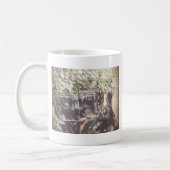 Amish Pferd und Buggy im Schatten Kaffeetasse (Links)