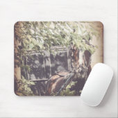 Amish Pferd und Buggy im Schatten Mousepad (Mit Mouse)