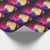 Amish Pferd und Buggy Trippy Art Geschenkpapier (Ecke)