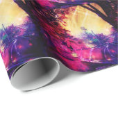 Amish Pferd und Buggy Trippy Art Geschenkpapier (Rolleneckpunkt)