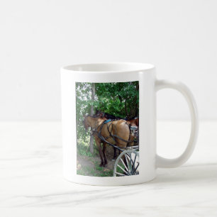 Amish Pferde Kaffeetasse