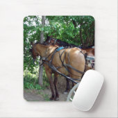 Amish Pferde Mousepad (Mit Mouse)