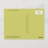 Amish Postcard. Sprichwort. Träume. Arbeitspostkar Postkarte (Rückseite)