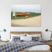 Amish Pumpkin Patch Farm Fotografie Wall Art Leinwanddruck (Insitu (Schlafzimmer))