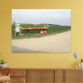 Amish Pumpkin Patch Farm Fotografie Wall Art Leinwanddruck (Insitu (Wohnzimmer))