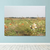 Amish Pumpkin Patch Farm Fotografie Wall Art Leinwanddruck (Insitu (Holzboden))