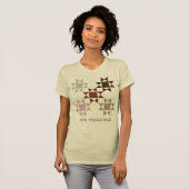 Amish Quilt benutzerdefinierte Message-Grafik T-Shirt (Vorne ganz)