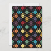 Amish Quilt Print Quilt Threading Custom Party Einladung (Rückseite)