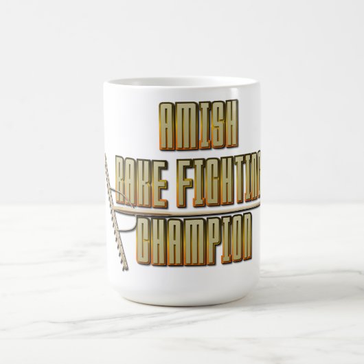 Amish-Rakenkampf-Meister Kaffeetasse (Mittel)