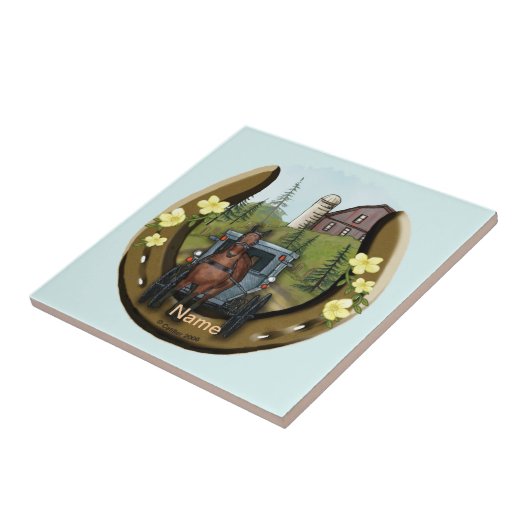 Amish Road Trip Flip Fliese (Seite)