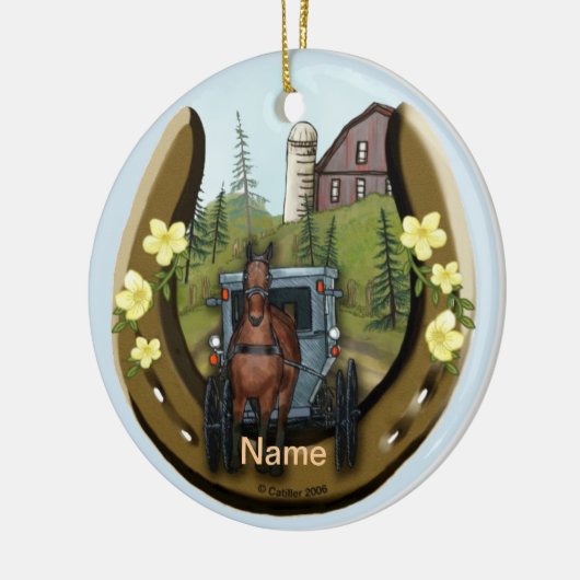 Amish Road Trip Ornament (Links)