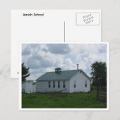 Amish School Postkarte (Vorne/Hinten)
