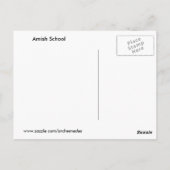 Amish School Postkarte (Rückseite)
