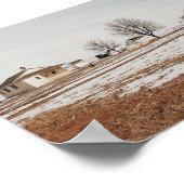 Amish-Schulhaus-Druck Poster (Ecke)