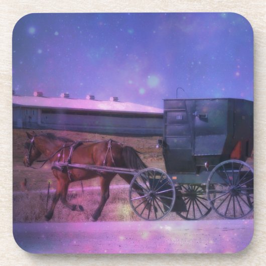 Amish Space Getränkeuntersetzer (Vorderseite)