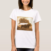 Amish-Team in Sepia T-Shirt (Vorderseite)