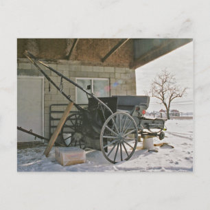 Amish Three Wheeler Postcard Postkarte