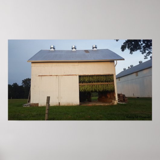 Amish Tobacco Barn/Pennsylvania Poster (Vorne)