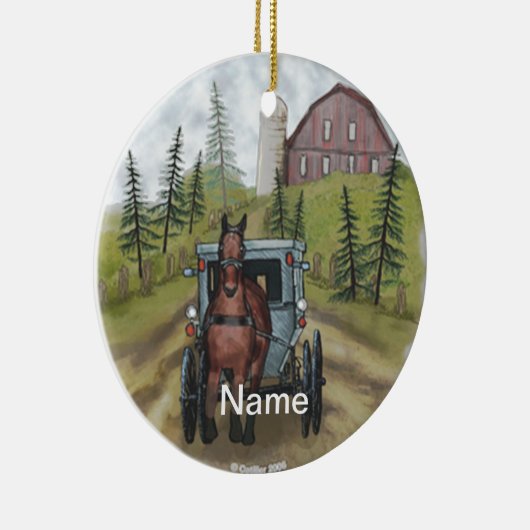 Amish Town Day Ornament (Rechts)
