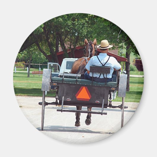 Amish Travel Magnet (Vorne)