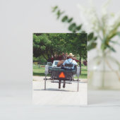 Amish Travel Postkarte (Stehend Vorderseite)