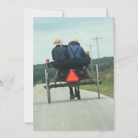 Amish Typ Einladung (Vorderseite)