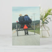 Amish Typ Einladung (Stehend Vorderseite)