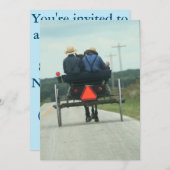 Amish Typ Einladung (Vorne/Hinten)