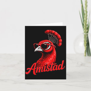 Amistad House Freundschaft Schulgeist Kunstwerk Karte