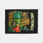 Amistad, Isibindi, Altruismo, Reveur 4 Houses 1 Fa Fleecedecke (Vorderseite (Horizontal))